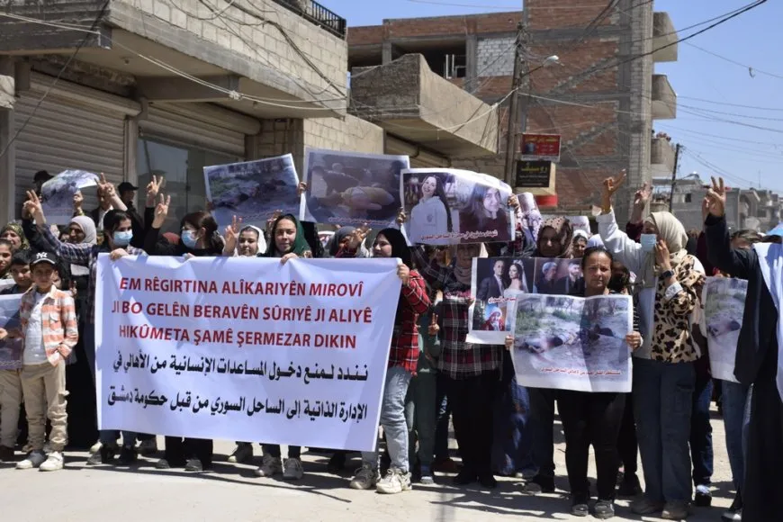 Şêniyên herêmê astengkirina derbasbûna konvoya alîkariyan şermezar kir