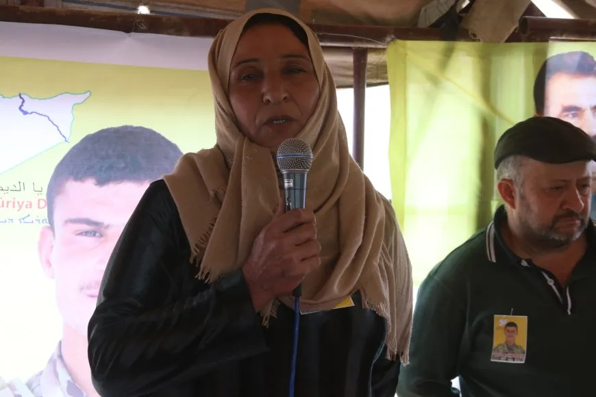 Xelkê Amûdê bi merasîmeke xiyabî xatir ji şehîd Milîtan Rojava xwest