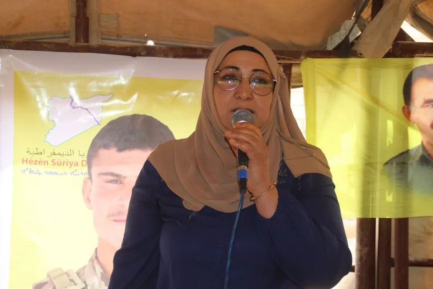 Xelkê Amûdê bi merasîmeke xiyabî xatir ji şehîd Milîtan Rojava xwest