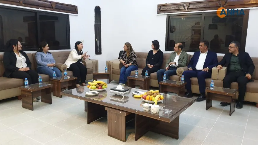 Şandeyek DEM Partiyê ji bo Konferansa Kurdî derbasî Rojava bû