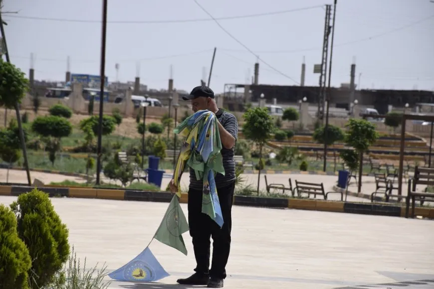 Li Hesekê Parka 4’ê Nîsanê ji bo pîrozbahiya 1’ê Gulanê hate xemilandin