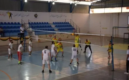 Li Kobanê lîga voleybolê dest pê kir