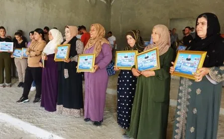 Berxwedêrên Bendava Tişrînê hatin xelatkirin