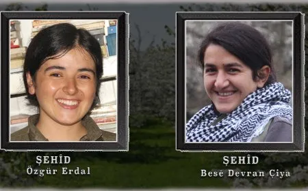 HPG'ê nasnameya şehîd Ozgur û Besê eşkere kirin