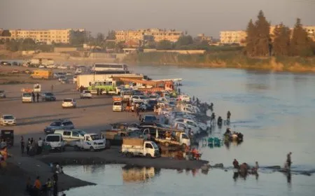 Di havînê de çemê Firatê ji şêniyên Reqayê re bûye penageh