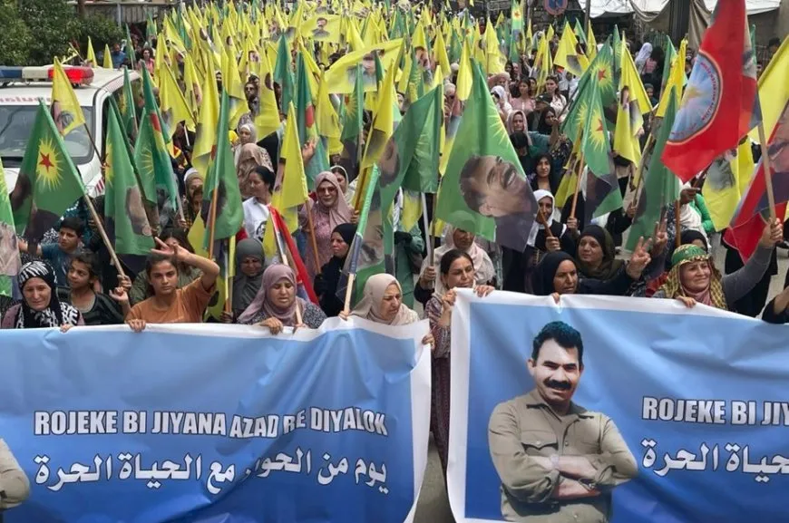 Li 4 bajaran bi hezaran jin ji bo azadiya fîzîkî ya Rêber Abdullah Ocalan dimeşin