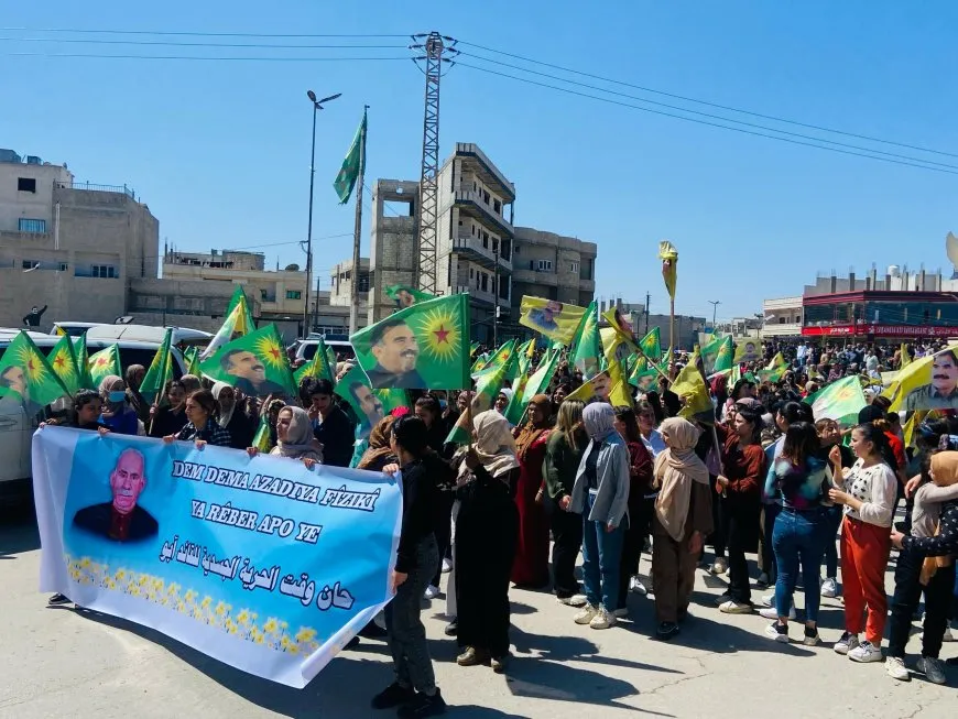 Li 4 bajaran bi hezaran jin ji bo azadiya fîzîkî ya Rêber Abdullah Ocalan dimeşin