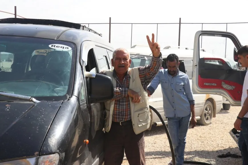 Ji kantona Cizîrê komeke din ber bi Tişrînê ve bi rê ket