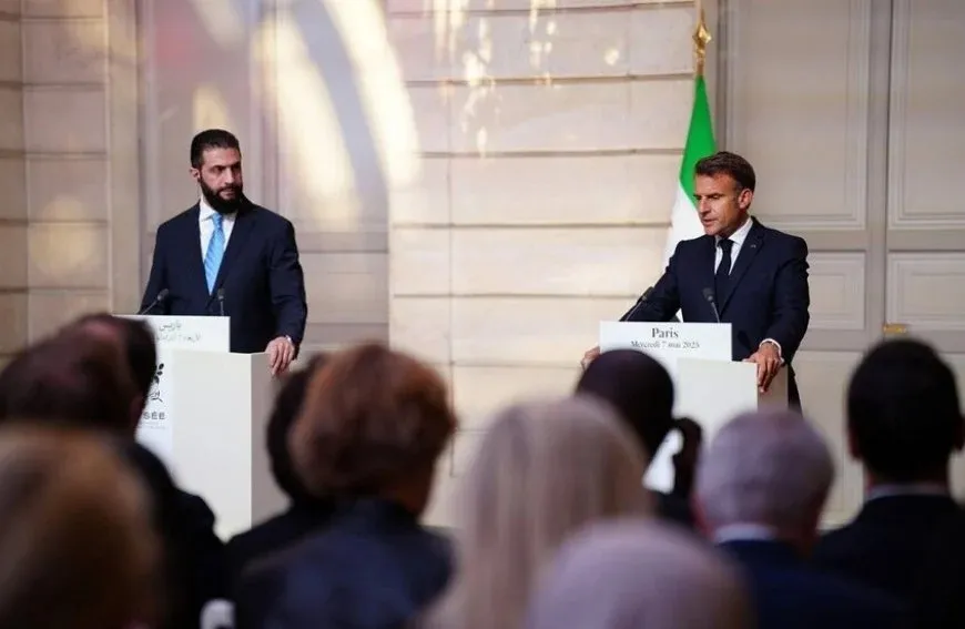 Li Elysee piştgiriya Fransa, rola QSD’ê, parastina pêkhateyên Sûriyeyê hatin nîqaşkirin