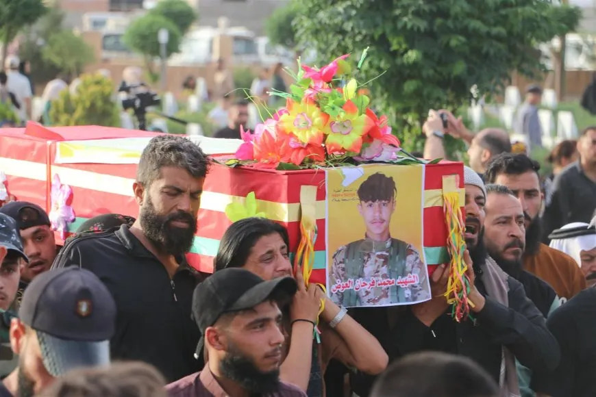 Şehîdê QSD’ê Hemo ber bi rêwîtiya dawî ve hat oxirkirin