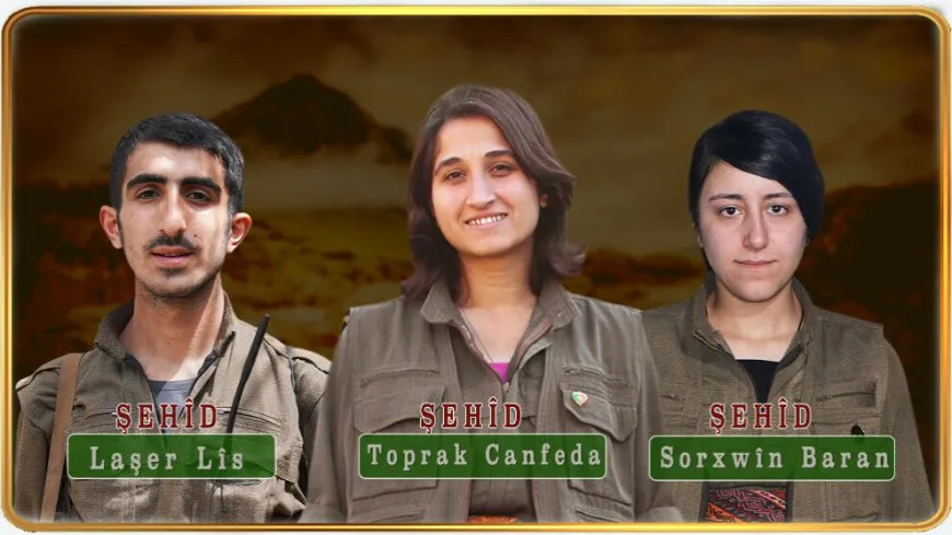 HPG’ê şehadeta 3 gerîlayan ragihand
