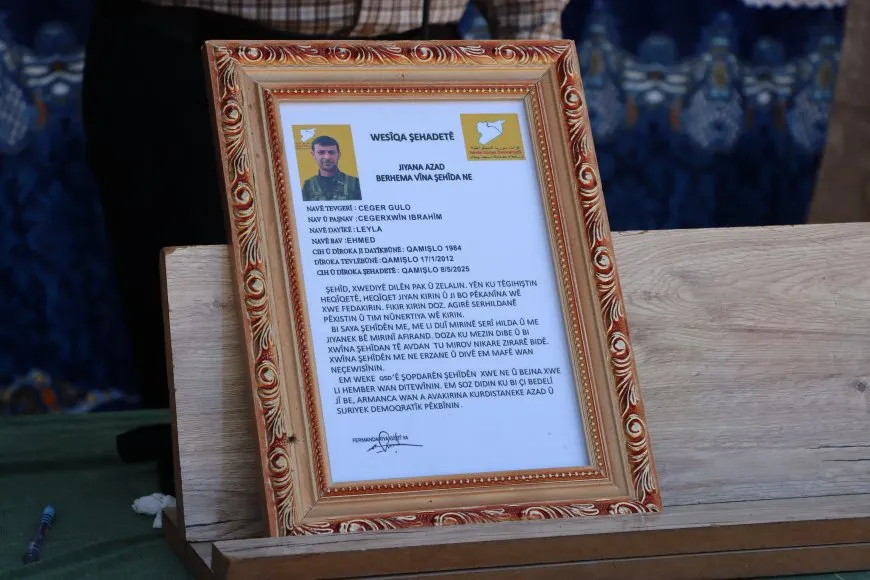 Girseya Qamişloyê sersaxî da malbata şehîd Ceger Gulo