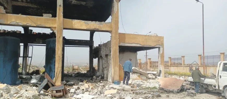 Çeteyên dewleta Tirk tîma tamîrkirina stasyona Şiyûxa Jorîn hedef girt