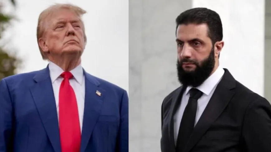 Trump bi El Şara re hevdîtin kir