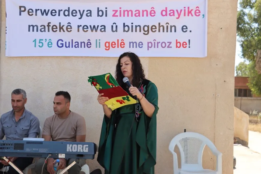 Xwendekar û mamosteyan Cejna Zimanê Kurdî pîroz kir
