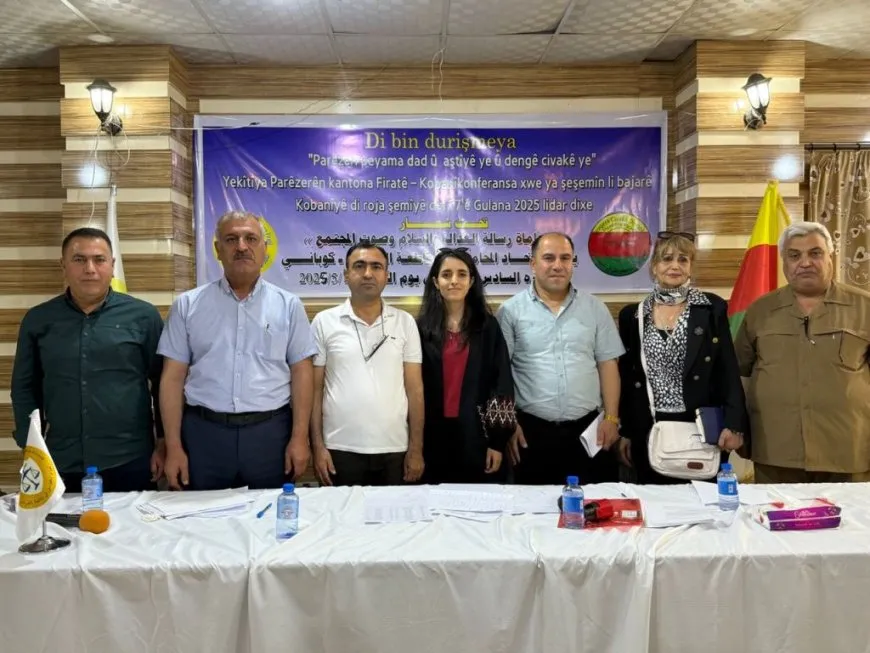 Yekitiya Parêzeran a Kantona Firatê Konferansa 6’emîn li dar xist