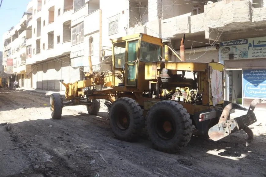 Şaredariya Gel a Reqayê dest bi xebatên asfaltkirina rêyan kir