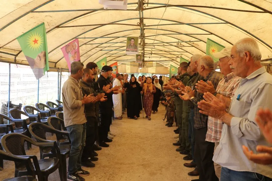 Sersaxî ji malbata şehîd Elî Şêr re hat xwestin