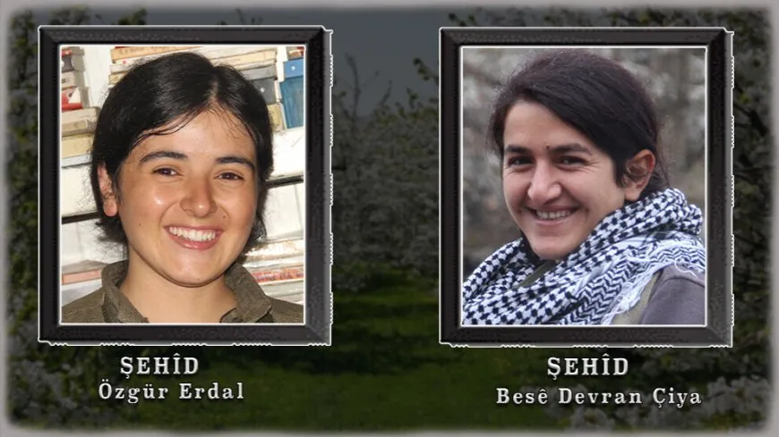 HPG'ê nasnameya şehîd Ozgur û Besê eşkere kirin