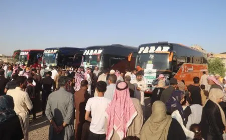 Karwanê Haciyên Bakur û Rojhilatê Sûriyeyê bi rê ket