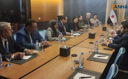 Civîna şandeya Rêveberiya Xweser û desthilata Şamê bi dawî bû