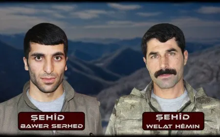 HPG-NRÇ'ê nasnameya 2 gerîlayên şehîd eşkere kir