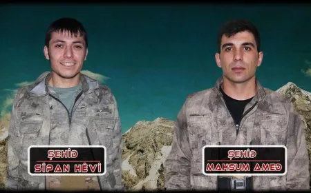 HPG nasnameya 2 şehîdan eşkere kir