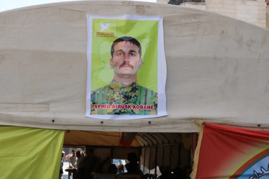 Ji bo şehîd Birûsk Kobanê taziye hat danîn