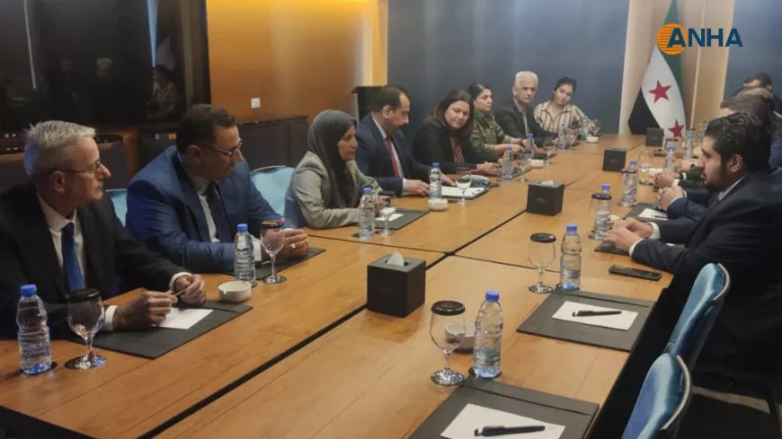 Civîna şandeya Rêveberiya Xweser û desthilata Şamê bi dawî bû