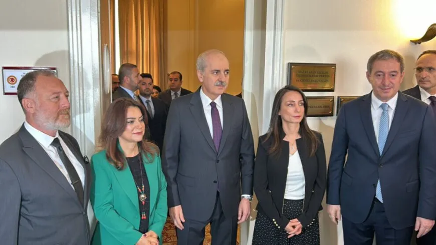 Serokê Meclîsê Kurtulmuş çû serdana DEM Partiyê
