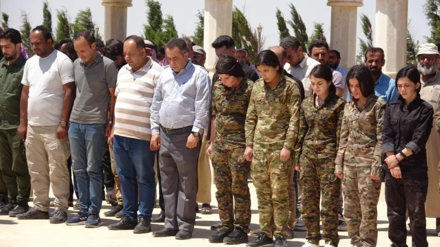  Li Reqayê şehîd hat oxirkirin û merasîma xiyabî hat lidarxistin