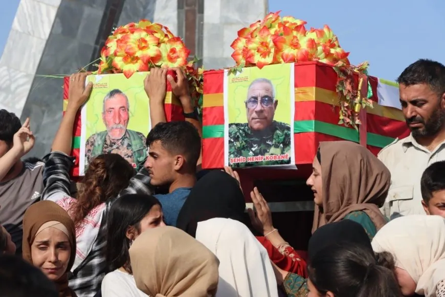 Li Kobanê du şehîd bi merasîmeke biheybet hatin oxirkirin