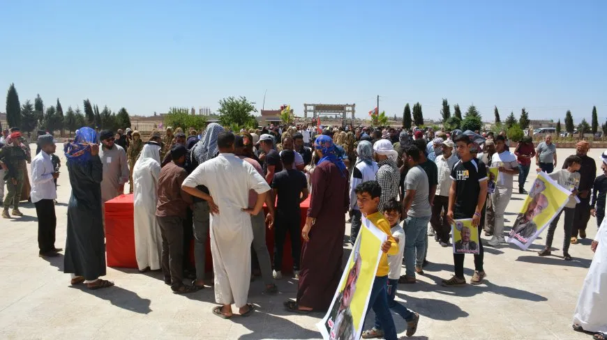 Şehîd Elî El Ehmed bi merasîmeke biheybet hat oxirkirin
