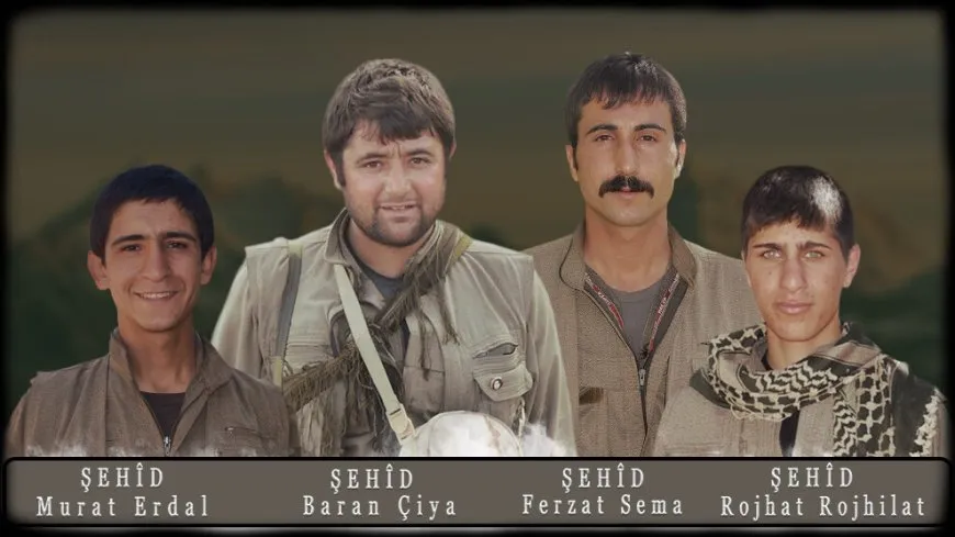 HPG-NRÇ'ê 4 şehîd bi rêzdarî bi bîr anî