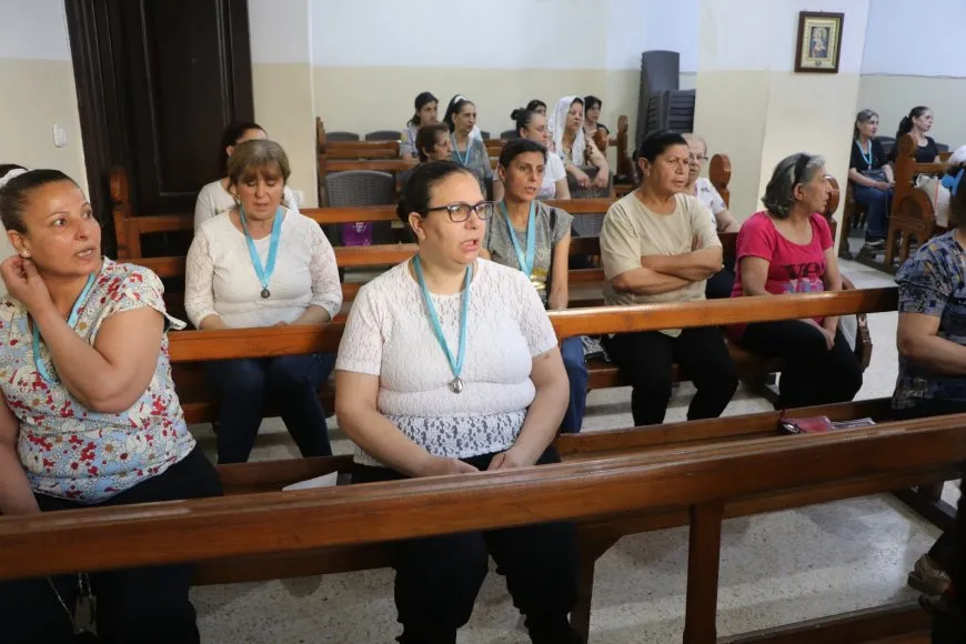 Xiristiyanên li Şêxmeqsûdê qurbaniyên teqîna Mar Elyas bi bîr anîn