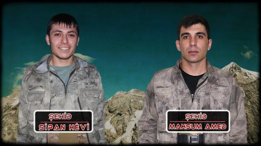 HPG nasnameya 2 şehîdan eşkere kir
