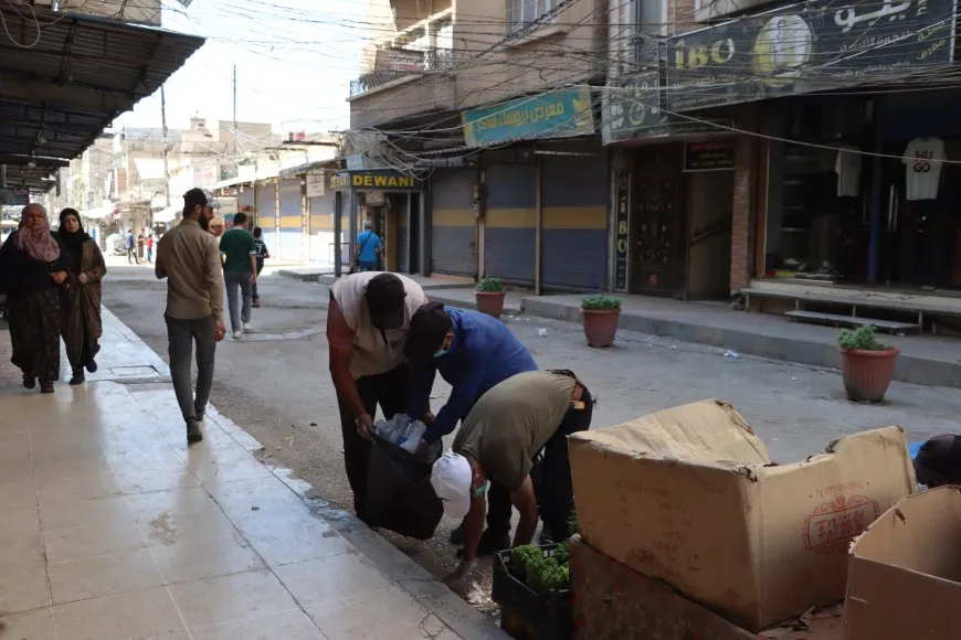 Li Qamişloyê xebata paqijkirinê