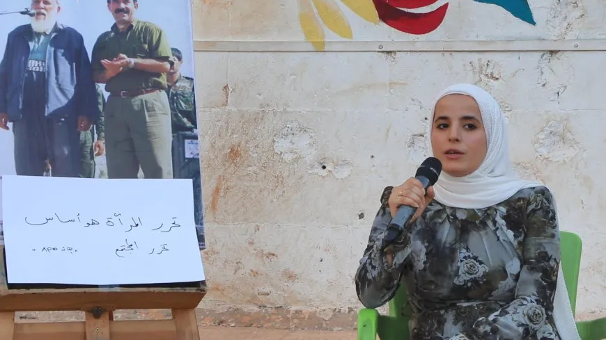 Bi gotinên Rêber Apo jinên li Helebê çalakiyek li dar xist