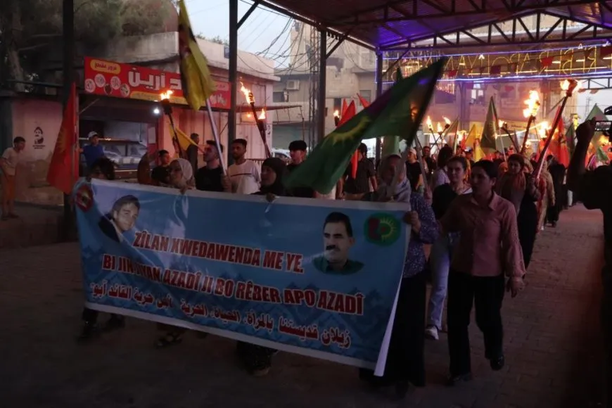 Şehîd Zîlan bi meşeke meşaleyî hat bibîranîn