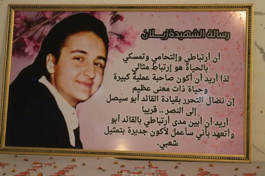 Ciwanên Reqayê bi pêxistina mûman şehîd Zîlan bi bîr anî