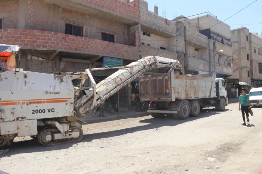 Şaredariya Tebqayê dest bi qîrkirina rêyan kir