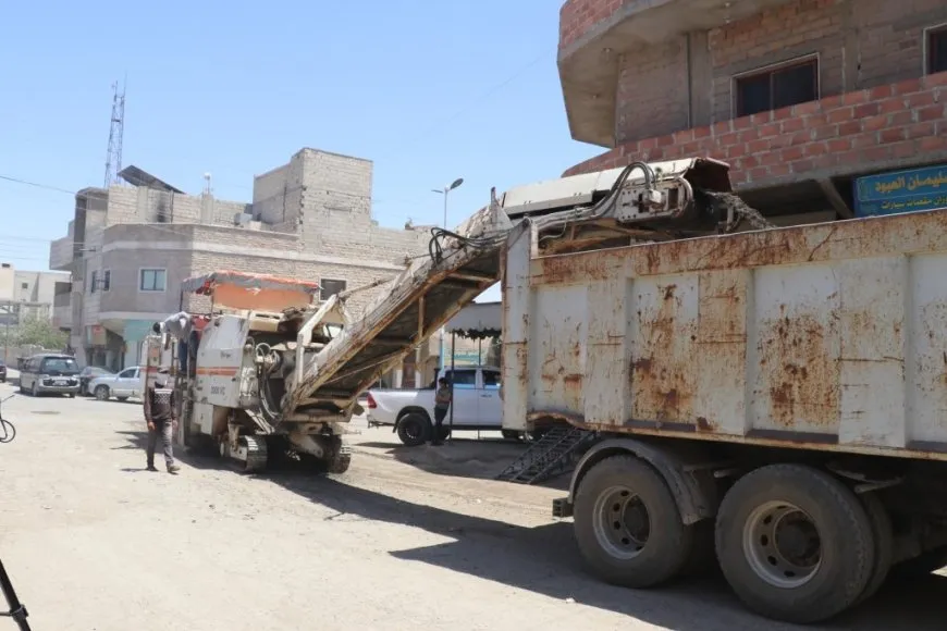 Şaredariya Tebqayê dest bi qîrkirina rêyan kir