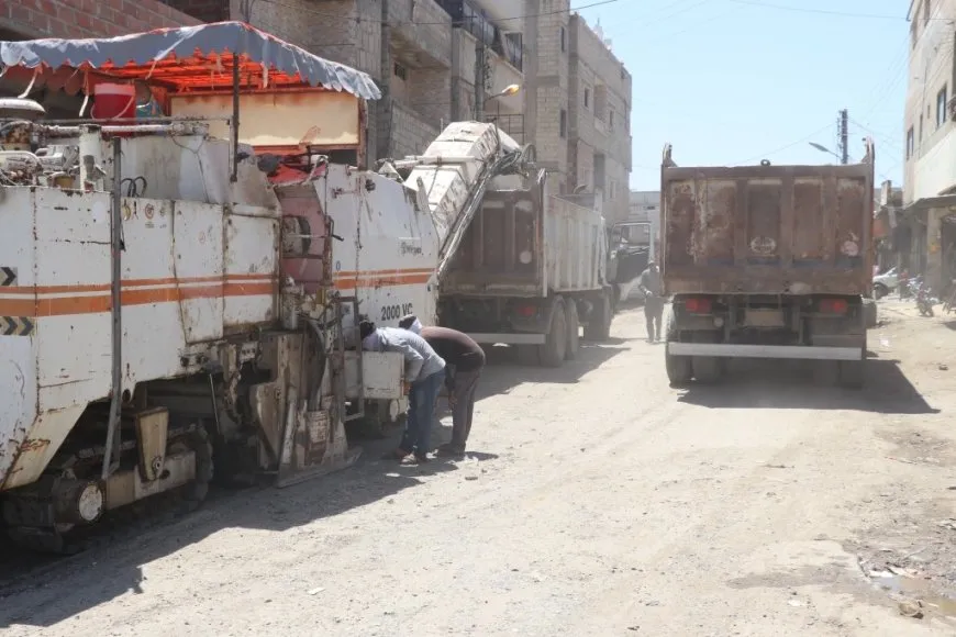 Şaredariya Tebqayê dest bi qîrkirina rêyan kir