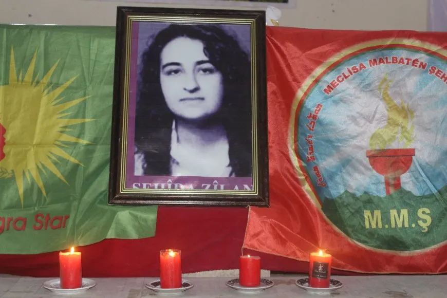Li gelek navendan bîranîna şehîd Zîlan