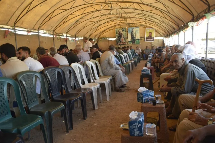 Şêniyên Dirbêsiyê sersaxî da malbata şehîd Ceger Hesekê