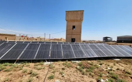 Li bîrên 3 gundên Qamişloyê pergala enerjiya tavê hat siwarkirin