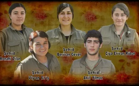 HPG-NRÇ’ê nasnameyên 5 şehîdan aşkera kirin