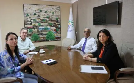 Heyeta Îmraliyê bi Hevserokên DEM Partiyê re hevdîtin kir