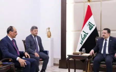 Îbrahîm Kalin bi serokwezîrê Iraqê re hevdîtin kir