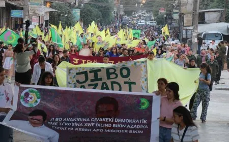 Şêniyên taxên Eşrefiye û Şêxmeqsûdê: Banga Rêber Apo wê aştiyê bîne